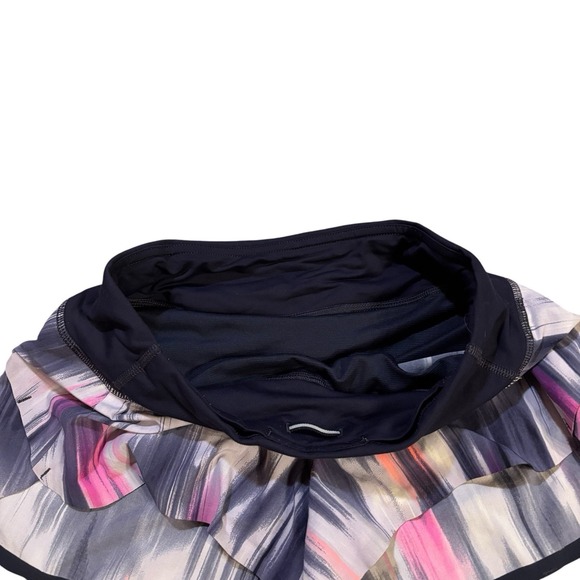 Lululemon‎ Speed Up Sports Pink Purple Black White Womens 2 Running Gym Lined - Picture 1 of 10